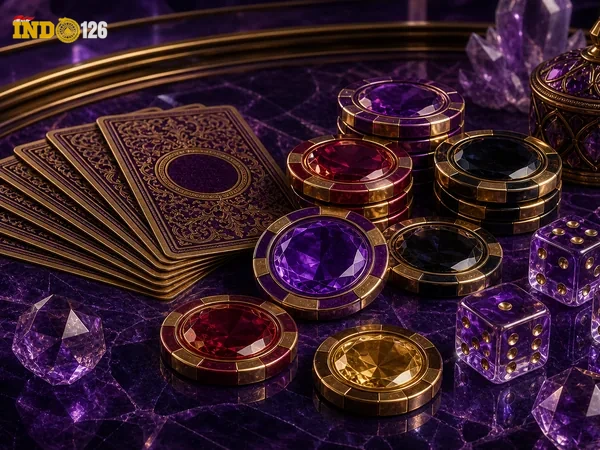Tampilan permainan slot bertema petualangan